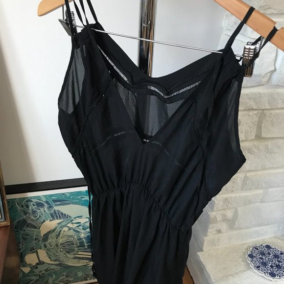 Black Maxi Beach Dress - Picture 5 of 7